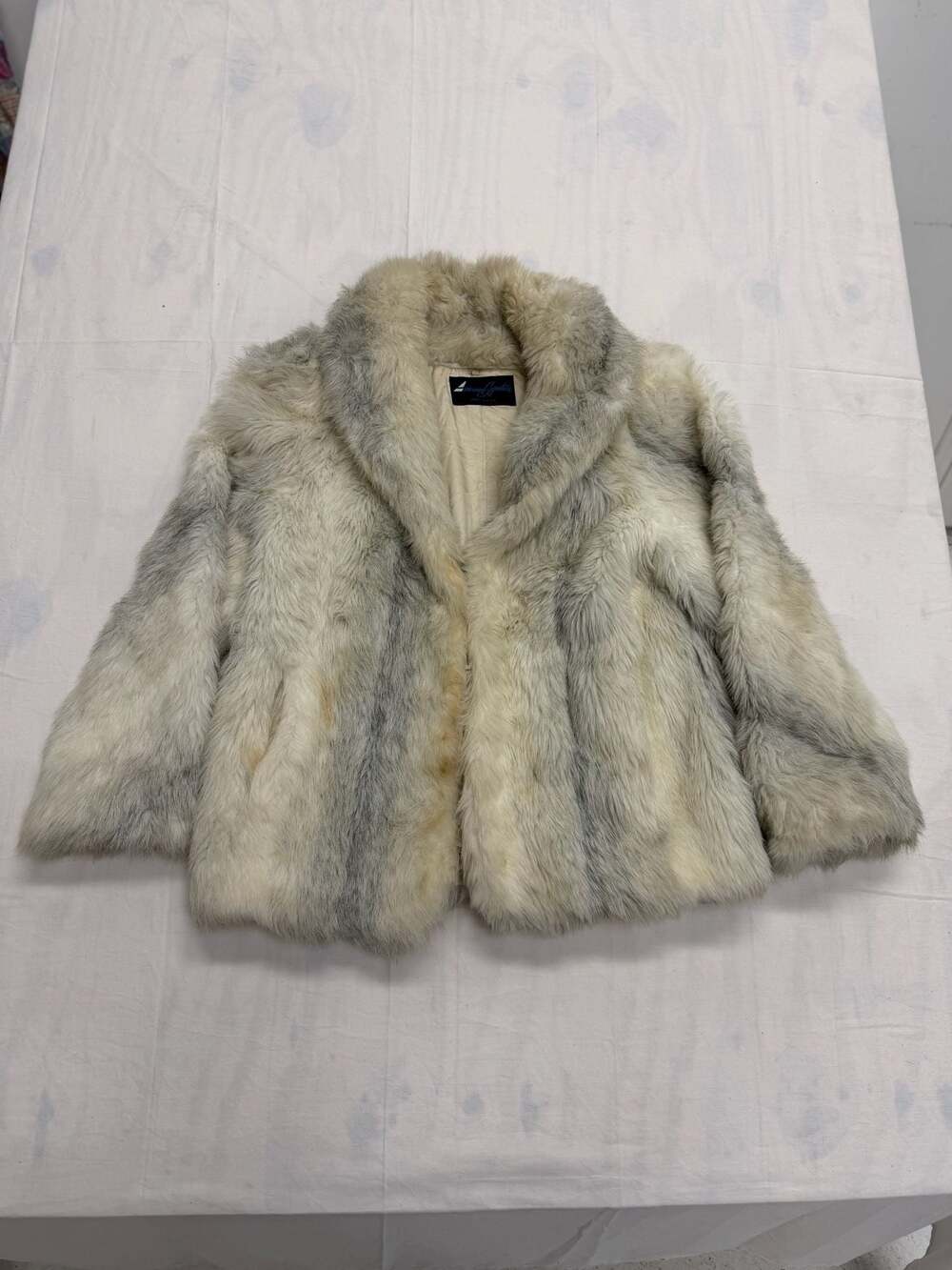 American Signature Vintage Faux Fur Jacket Size 10